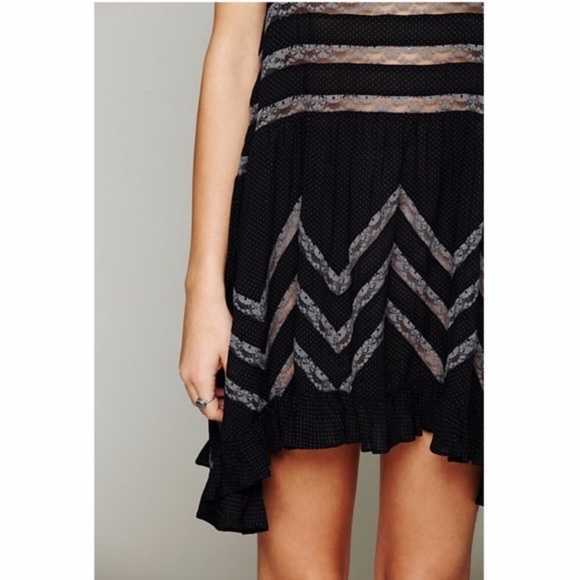 Free People Voile and Lace Trapeze Slip Dress XS - Picture 4 of 4